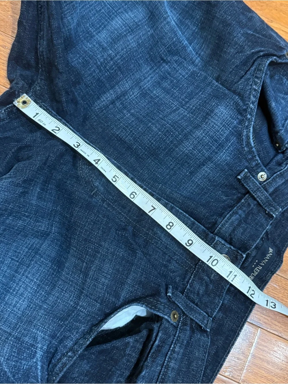 Banana Republic Men’s 34x34 Jeans Dark Wash Straight Leg 100% Cotton Denim Y2K